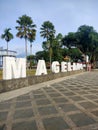 Magelang city signboard in the square right in the center of the city