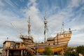 Magellan Replica Ship - Punta Arenas - Chile Royalty Free Stock Photo