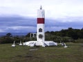 Magellan strait lighthouse, national park Torres del Paine Chile Royalty Free Stock Photo