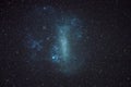 Magellanic Cloud in the southern hemisphere night sky seen in Western Australia