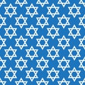 Magen David star pattern vector illustration. Jewish Israeli symbol pattern, ornament. Star of David background. Royalty Free Stock Photo