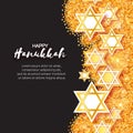 Magen David stars. Papercraft jewish holiday simbol