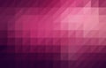 Magenta colored triangular pattern background