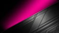 Magenta and grey geometric abstract background with diagonal division Royalty Free Stock Photo