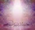 Magenta Healing Crystals Royalty Free Stock Photo