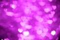 Magenta heart bokeh background photo, abstract holiday backdrop Royalty Free Stock Photo