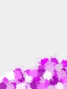 Magenta paint spatter background Royalty Free Stock Photo