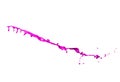 Magenta paint splash Royalty Free Stock Photo