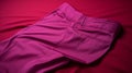 Magenta Pants Rendered In 3d On Fabric With Precision And Tonal Sharpness