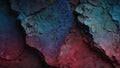 magenta pink to cornflower blue gradient color rough grunge rock texture close-up ai generated