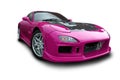 Magenta Sports Car Royalty Free Stock Photo