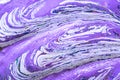 Magenta swirls of paint. Royalty Free Stock Photo