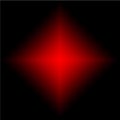 red stars rays mixed on black Royalty Free Stock Photo