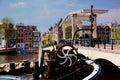 The Magere Brug, Amsterdam Royalty Free Stock Photo