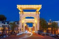 Magere Brug, Skinny bridge, Amsterdam, Netherlands