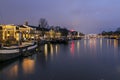 Magere Brug (Skinny Bridge). A famous double leaf Dutch bridge