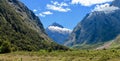 MAGESTIC MOUNTAINS AND VALLEYS IN THE FIORDLAND NATIONAL PARK