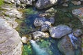 Maggia river flowing