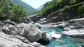 Maggia River, Ticino, Switzerland