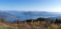 Maggiore lake seen from Mottarone mountain