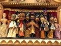 Magic ancient puppets, art, past and entertainment