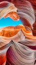 The Magic Antelope Canyon in the United States. Royalty Free Stock Photo