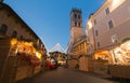 Magic atmosphere in Assisi with the christmas market