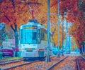 The magic of autumn in Bucharest on tram line 1