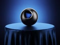 Magic 8 Ball on table Royalty Free Stock Photo