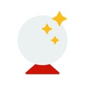 Magic ball vector, Magic related flat style icon