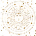 Magic banner for astrology