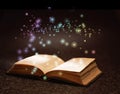 Magic book Royalty Free Stock Photo