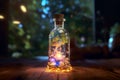 Magic in the bottle, AI generated Royalty Free Stock Photo
