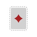 magic card trick icon Royalty Free Stock Photo