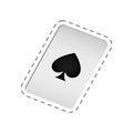 magic card trick icon Royalty Free Stock Photo