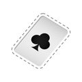 magic card trick icon Royalty Free Stock Photo