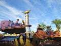 The Magic Carpets of Aladdin ride at Walt DisneyÃ¢â¬â¢s Magic Kingdom Park, near Orlando, in Florida