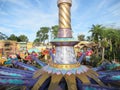 The Magic Carpets of Aladdin ride at Walt DisneyÃ¢â¬â¢s Magic Kingdom Park, near Orlando, in Florida Royalty Free Stock Photo