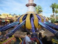 The Magic Carpets of Aladdin ride at Walt DisneyÃ¢â¬â¢s Magic Kingdom Park, near Orlando, in Florida Royalty Free Stock Photo