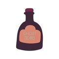 Magic cartoon bottle of ghost tears potion. Vector illustrations of magic elixir