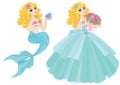 Magic Cartoon Fairy Cute Princess Mermaid