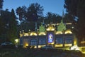 The Magic Castle in Hollywood at Night Royalty Free Stock Photo