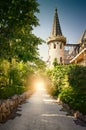 Magic Castle Path Royalty Free Stock Photo