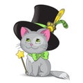 Magic Cat Royalty Free Stock Photo