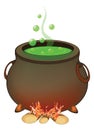 The Magic Cauldron Halloween Accessory Object Royalty Free Stock Photo