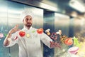 Magic chef ready to cook a new dish Royalty Free Stock Photo