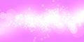 Magic Christmas night. Abstract panoramic Pink background. Royalty Free Stock Photo