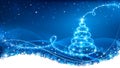 Magic Christmas Tree Royalty Free Stock Photo