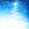 Magic Christmas tree Royalty Free Stock Photo