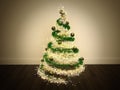 Magic Christmas Tree Decorated Royalty Free Stock Photo